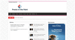 Desktop Screenshot of prestointhepaint.com